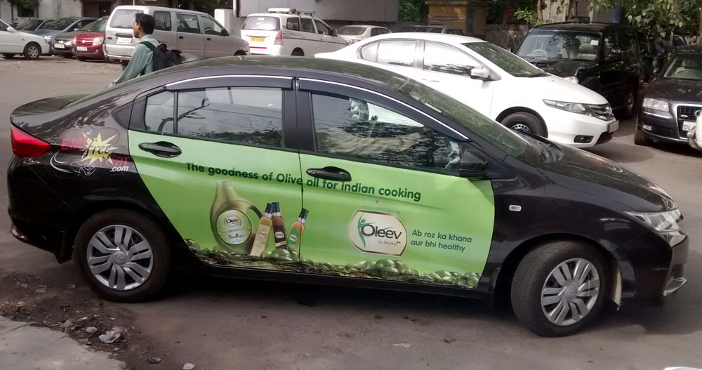 EMI Free Car Promote Olive oil