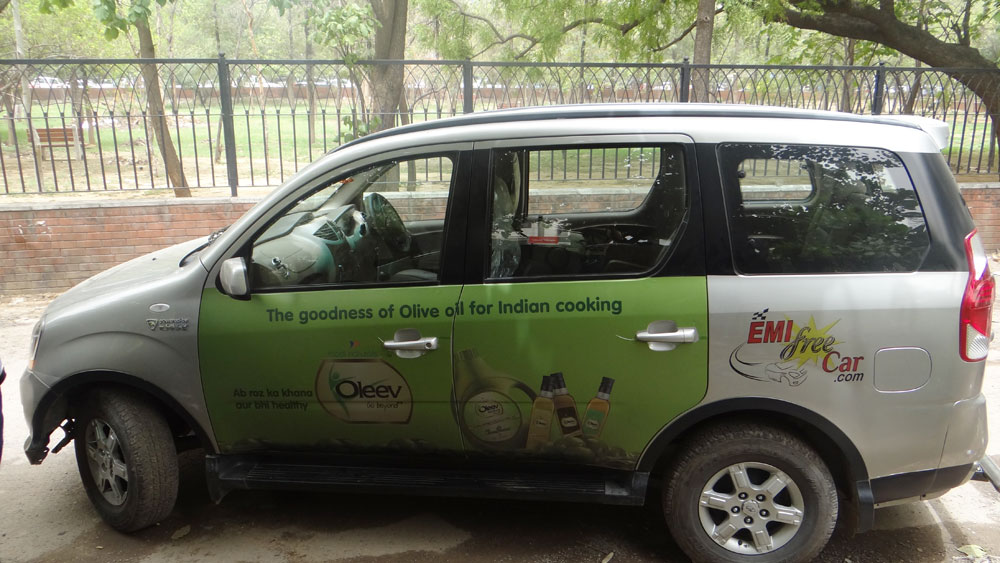 EMI Free Car Promote Olive oil