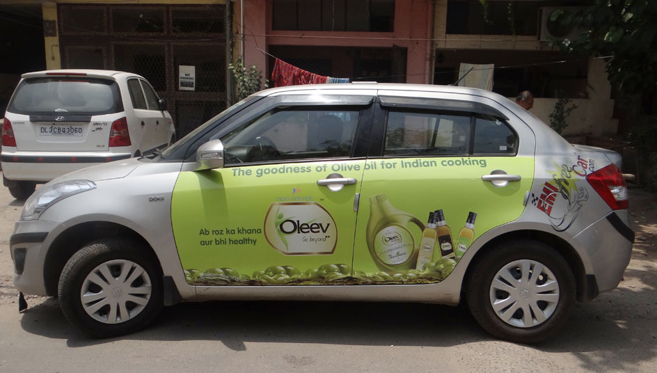 EMI Free Car Promote Olive oil