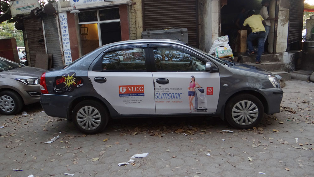 VLCC Advertising on Car