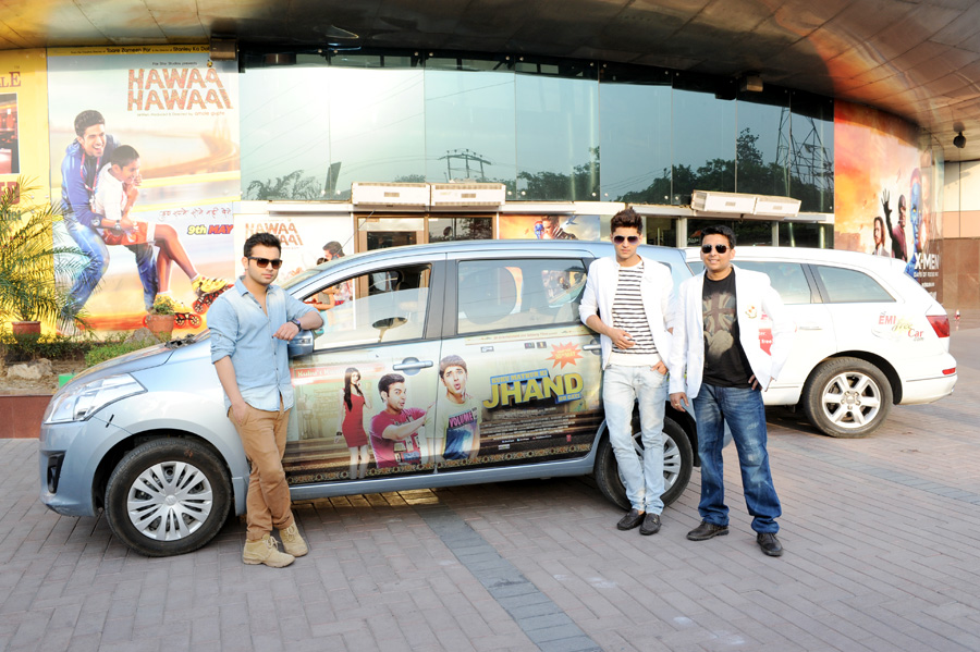 Kuku Mathur ki Jhand ho Gai Advertising on Car