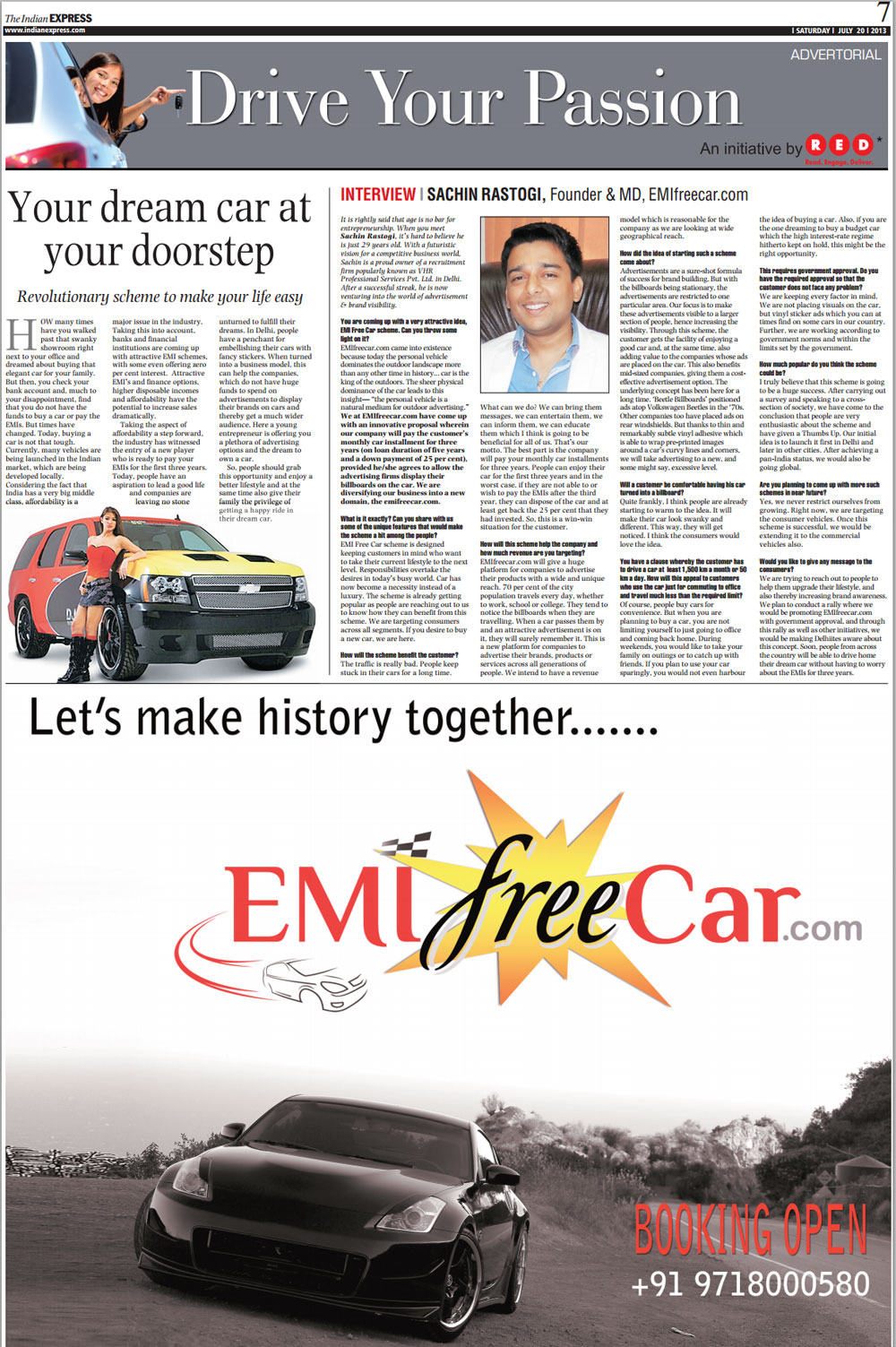 EMI Free Car Pvt. Ltd.